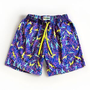 Tipsy Elves Swim Trunks Shorts Men's Size Medium Geometric Retro Swimming Beach